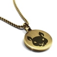 thumbnail image 1 of Stainless Steel Year of the Rat Zodiac Round Medallion Pendant Necklace, 1 of 3