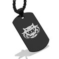 thumbnail image 1 of Stainless Steel Year of the Snake Zodiac Dog Tag Pendant Necklace, 1 of 3