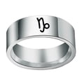 thumbnail image 1 of Stainless Steel Zodiac Constellation Rings, 8mm Wide, 2mm Thick, Celestial Jewelry for Women and Men, 1 of 1