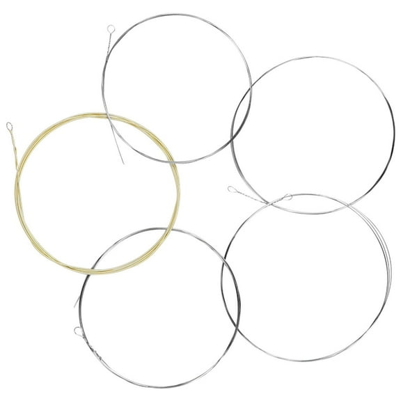 Stainless Steel and Bronze Winding Banjo Strings 5-String Banjo Strings with Rustproof Coating Beginner Practice Strings