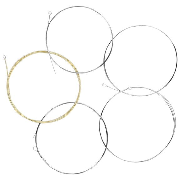 5-String Banjo Strings Rustproof Professional Beginner Practice Strings Banjo Replacement Accessories Easy to Use