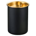 thumbnail image 1 of Stainless Steel ashtray Commercial Windproof Gold with Cover Shatterproof Easy to Clean, 1 of 2