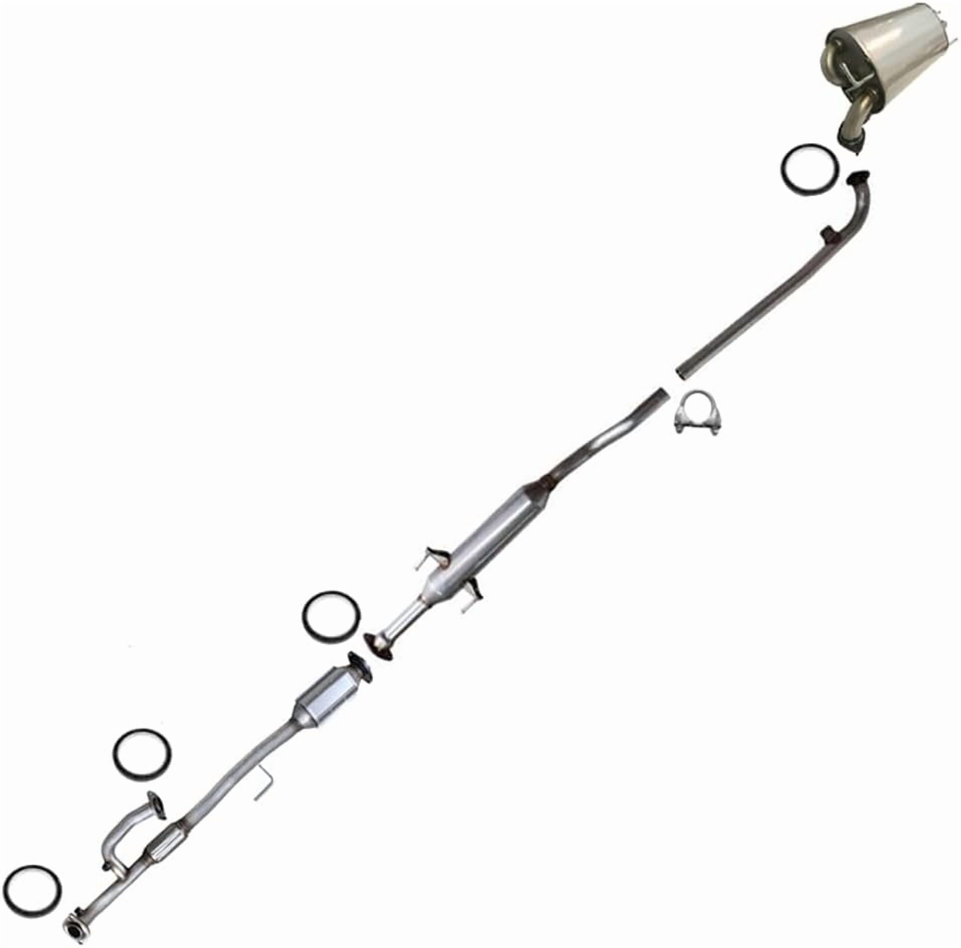 Northeastern Exhaust Catalytic Converter, Resonator & Muffler Kit Fits 2002-2003 Lexus ES300 & 2002-2006 Toyota Camry 3.0L - Direct Fit EPA-Approved | Stainless Steel