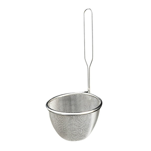 Stainless Steel crawler Strainer, boning Mesh Skimmer Ladle with Long Handle for Deep Frying Pasta Noodles French Fries, Kitchen Colander Spoon for Cooking and Straining produce, Dishwasher Safe