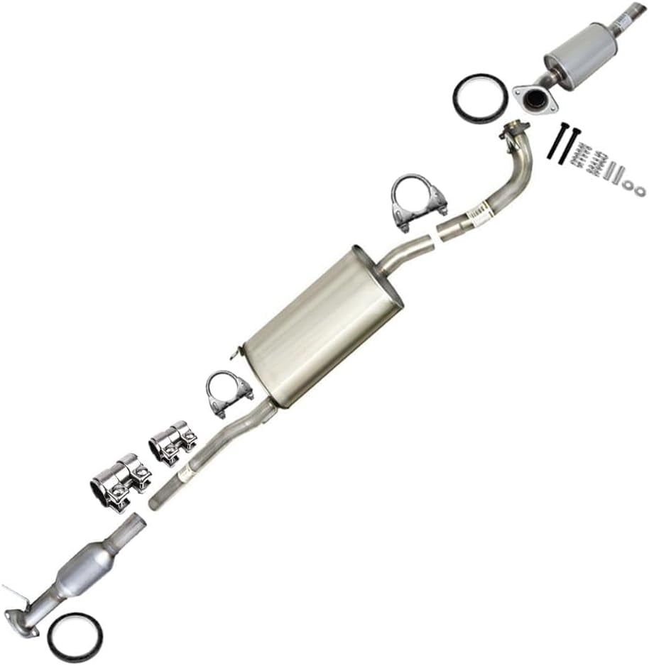 Northeastern Exhaust Catalytic, Muffler & Resonator Pipe Exhaust System Kit Fits 2004–2007 Toyota Highlander 3.3L SUV – Direct Fit with EPA-Approved