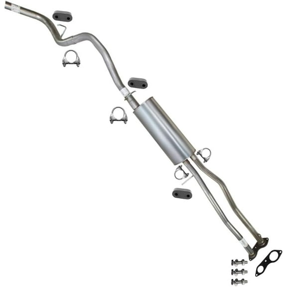 Northeastern Exhaust Stainless Steel H Pipe Muffler Tail Pipe Fits 1996–1999 Chevrolet C1500 & C2500 5.7L, Chevrolet K1500 1996–1999 5.7L Truck – Direct Fit