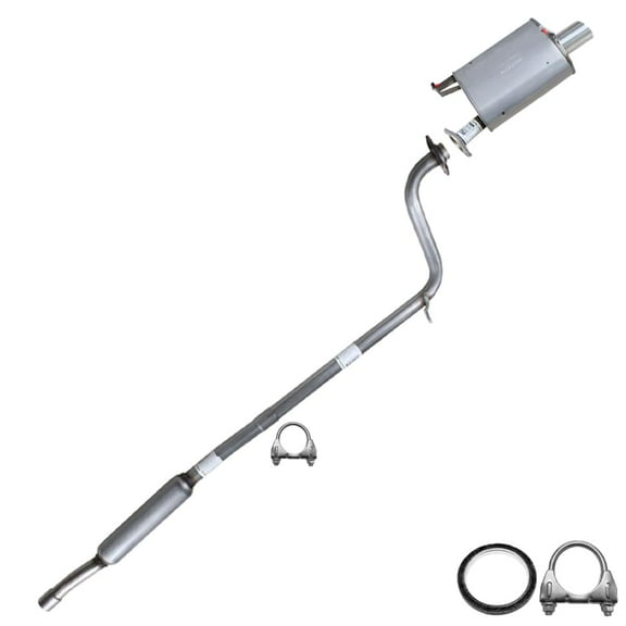 Northeastern Exhaust Stainless Steel Resonator & Muffler Fits 20062009 Mitsubishi Eclipse 2.4L Coupe Direct Fit