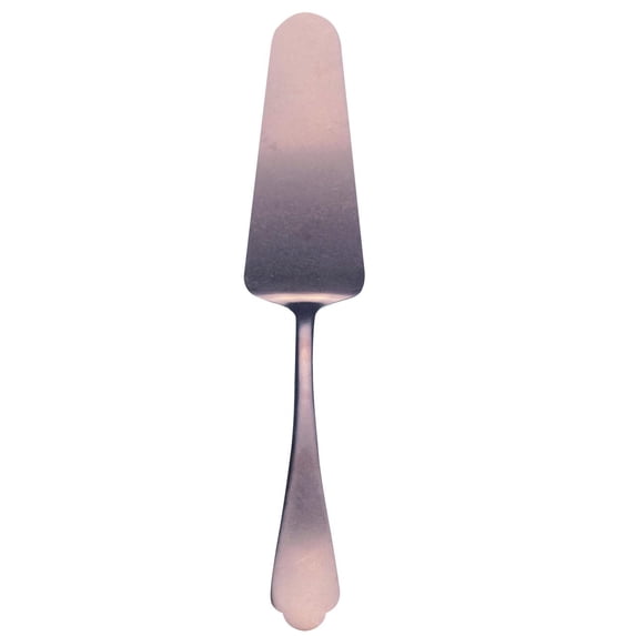 Stainless Steel w/PVD Titanium Coating Dolce Vita Pewter Bronze Cake Server - dolce vita pewter bronze