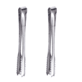 thumbnail image 1 of Stainless SteelIce Tongs for Ice Bucket Ice Cube Serving Tongs with Teeth430material6inches, 1 of 5
