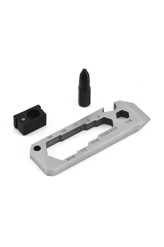 Stainless Steels Crowbars Nails Pullers Keychains Tool Small Wrenches Outdoor Camping Tool Ruler for Prying, Demolitions