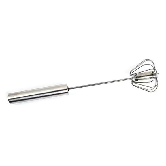 Stainless Steels Eggs Beater Hand Push Whisks Blenders Rotating Push Mixer Stirrer