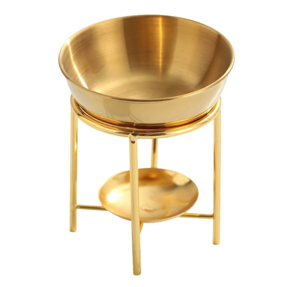 Metal Essential Oil Diffuser Large Bowl Oil Melt Burners Warmer Tealight Candle Holder for Home Bedroom Decoration