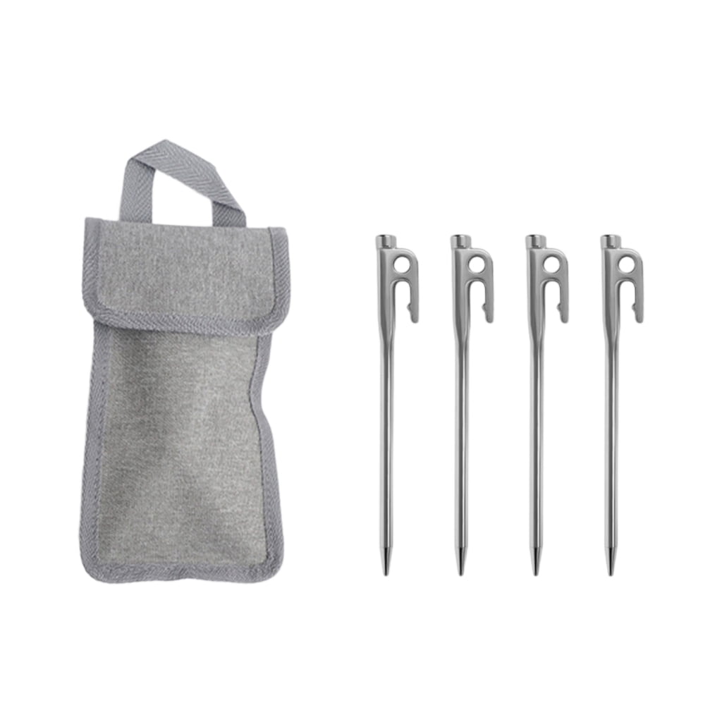 Stainless Steels Tent Stake Heavy Duty Tent Peg Canopies Stake Campings Peg for Campings, Backpacking, Gardening