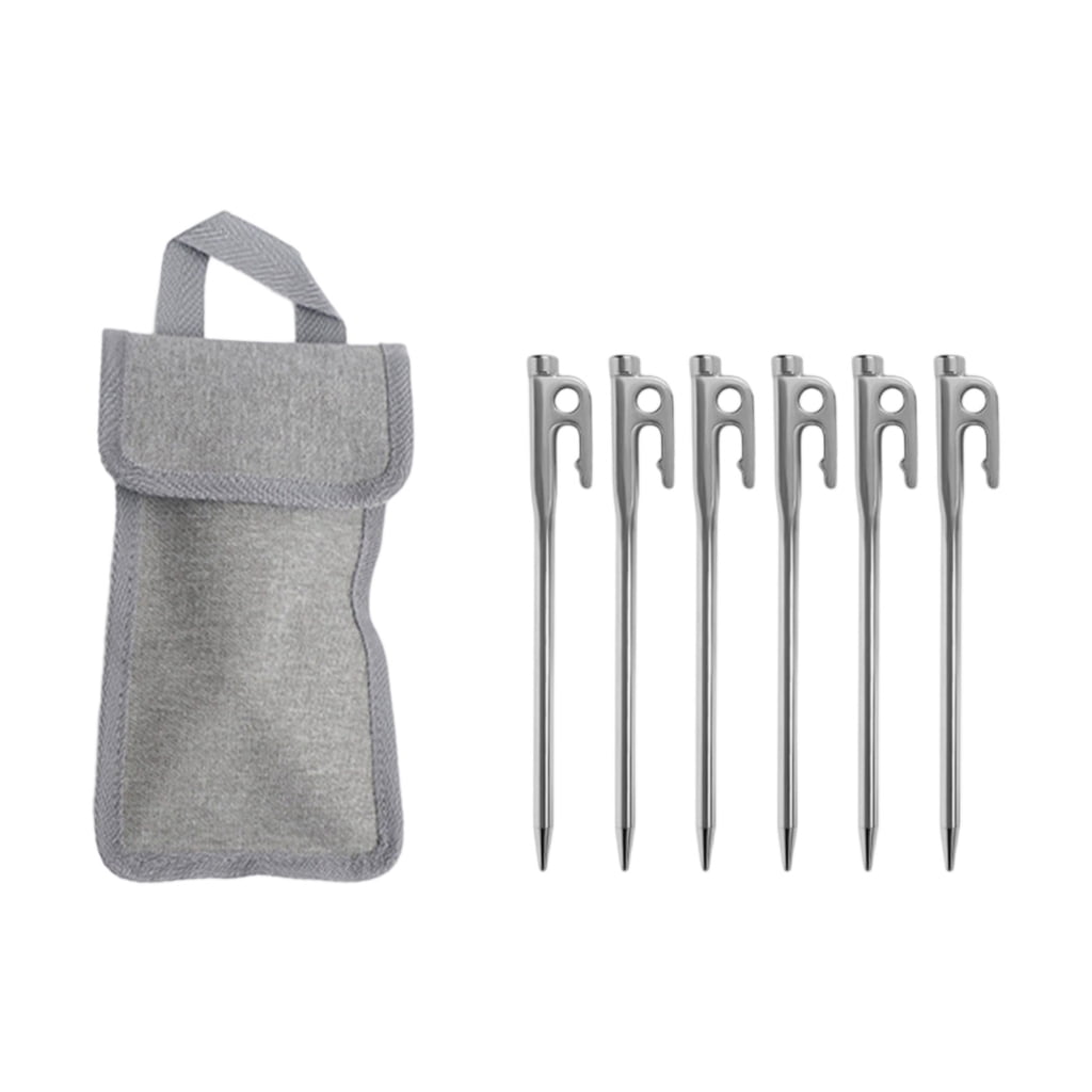 Stainless Steels Tent Stake Heavy Duty Tent Peg Canopies Stake Campings Peg for Campings, Backpacking, Gardening