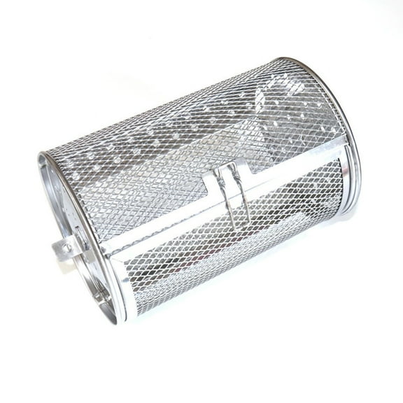 Stainless Steels Rotisserie Grill Rotarys Baking Cage 360 Degree Rotarys Drum Air Basket for Dried Nut