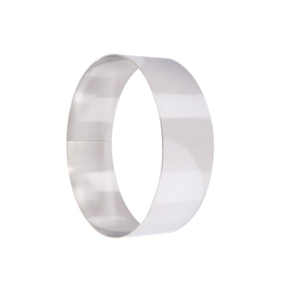 Stainless Steels Round Cake Rings Cake Decorating Tool NonStick Pastries Mould Mousses Mold Round Cake Rings Enduring