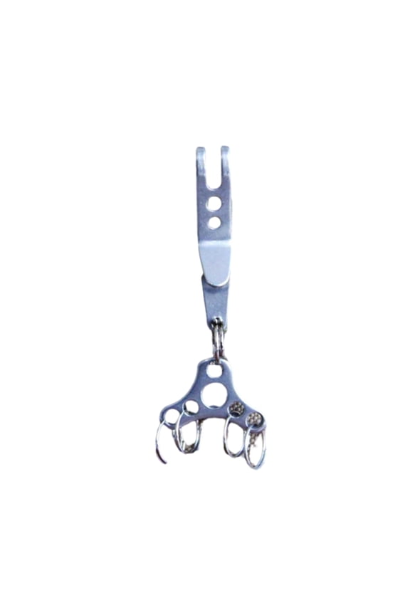 Stainless Steels Suspension Pocket Clip Key Holder with Keychain Outdoor Belt Clip Multifunction Key Suspension Tool