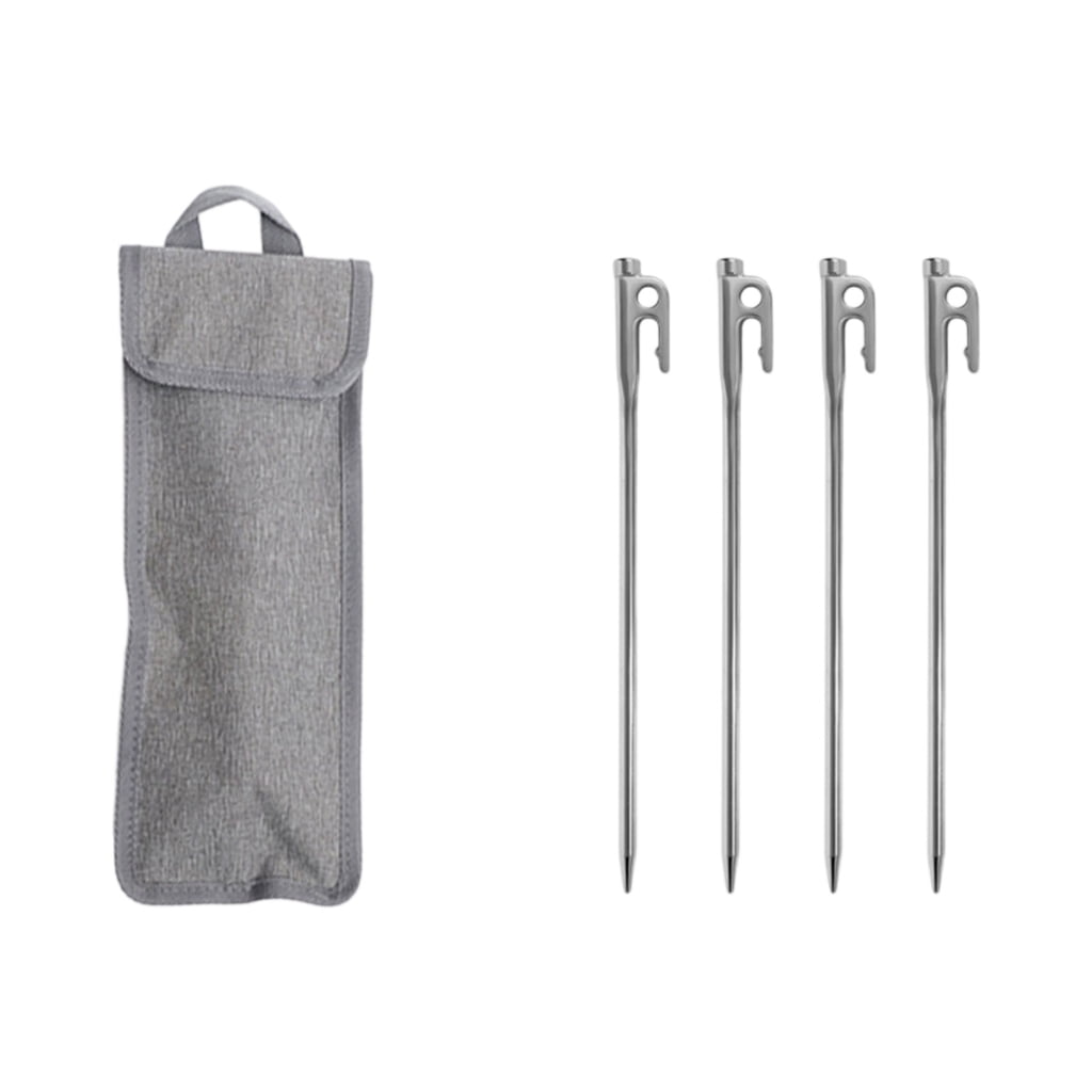 Stainless Steels Tent Stake Heavy Duty Tent Peg Canopies Stake Campings Peg for Campings, Backpacking, Gardening