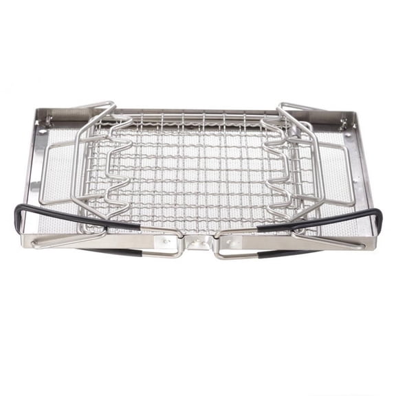 Outdoor Bread Warmer Foldable Grills Rack Cooking Stainless Steels Toaster Rack Folding Bread Heaters for Outdoor BBQ