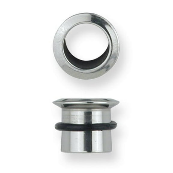 Stainless Stl Plugs & Flesh Tunnels Hardware Theme 00G (9.246mm) Rivet Head