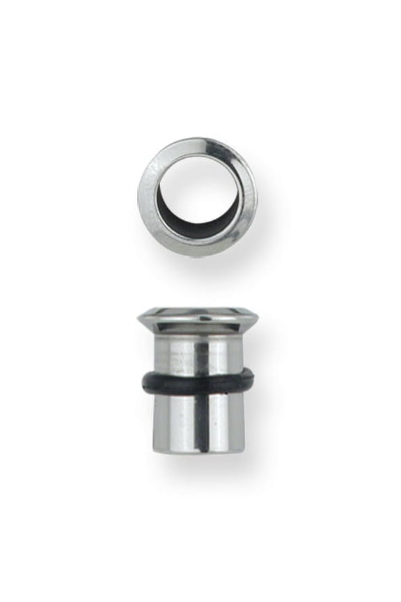 Stainless Stl Plugs & Flesh Tunnels Hardware Theme 0G (8.23mm) Rivet Head F