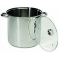 thumbnail image 1 of Stainless Stockpot with Glass Lid 20Qt Tempered, 1 of 1