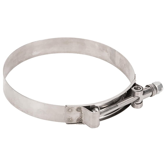 Stainless T-Bolt Clamp, 2-5/16 Minimum Clamping Diameter