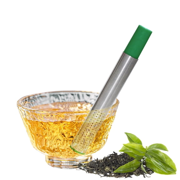 Stainless Tea Infuser Stick Mesh Strainer Long Handle Reusable Loose Leaf Coffee