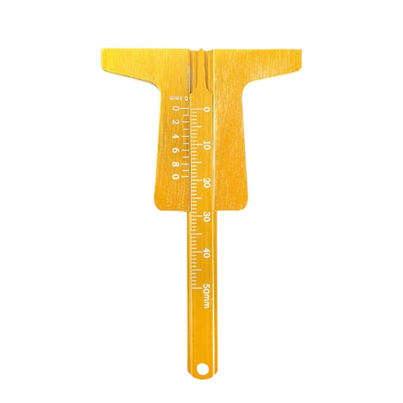 Stainless Tire Treads Depth Gauge for Accurate Grooves Measurement with Clear Scale Ensuring Precise Readings Portable
