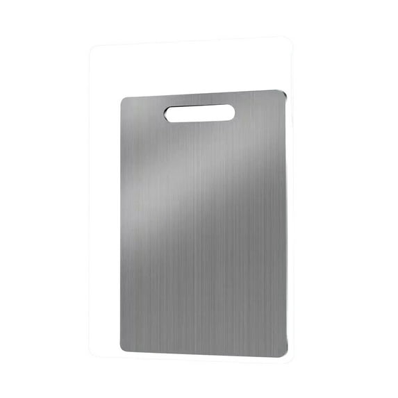 Stainless Titan Carve Cutting Board Pure Titanium Cutting Board Non Stick Chopping Board, Non Slip Dishwasher Safe Double-Sided Food Grade Meat Cutting Board
