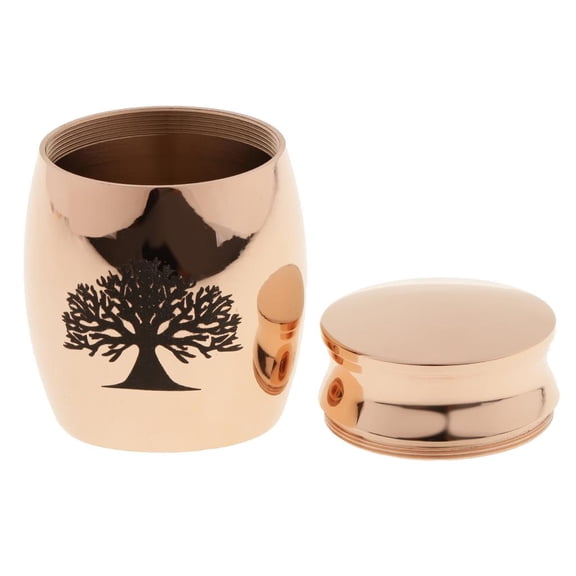 Stainless Waterproof Urn Ash Jar Memorial Funeral Cremation Keepsake Tree of Life