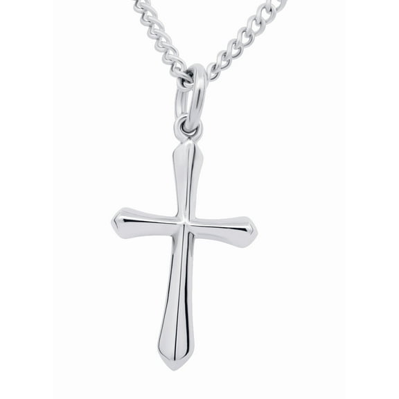 Stainless Women's Complete Cross Necklace - John 19:30 by Shields of Strength