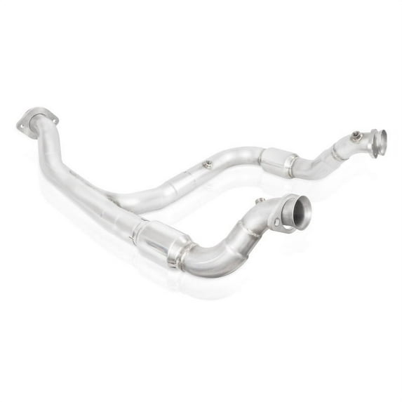 Stainless Works 15-18 F-150 3.5L Downpipe 3in High-Flow Cats Y-Pipe Factory Connection Fits select: 2016-2018 FORD F150