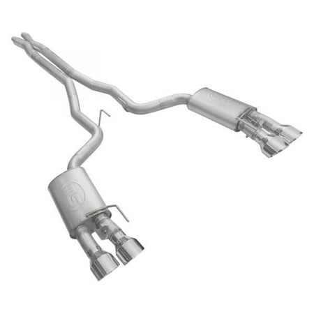 Stainless Works GT500CBXFCR Redline Catback X-Pipe Exhaust with Polished Tips for 2020 Ford GT500