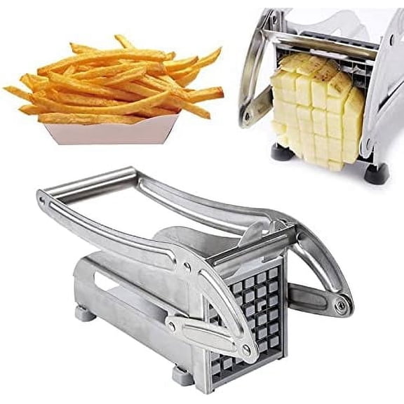 Stainless manual slicer french fries cutter potato chips maker