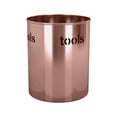 thumbnail image 1 of Stainless steel 4QT Utensil organizer Tools Caddy, Flatware Caddy Organizer for Kitchen Countertop Storage Dining Table Comfortable, utensil organizer for Kitchen Counter copper laquered TG-UH-15CL, 1 of 4