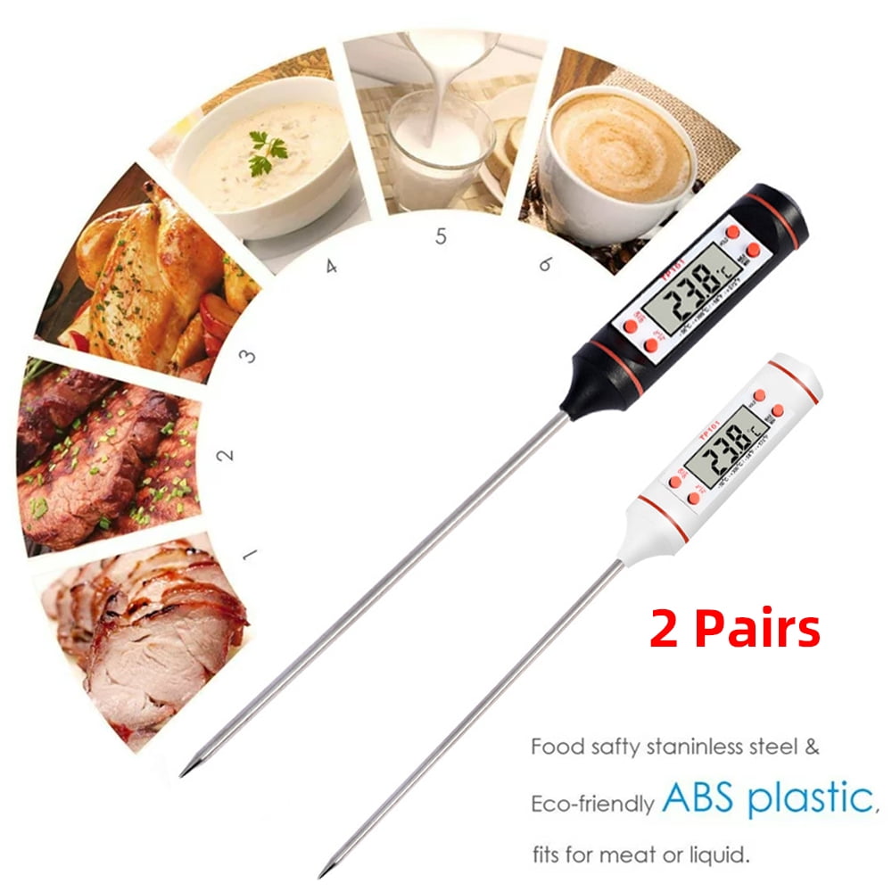 Stainless steel Cooking thermometer Food temperature thermometer,2 Pcs
