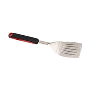 Megamaster Stainless Steel Grill Spatula, BBQ Tool with Red & Black Rubber Handle, Heavy-Duty Grilling Accessory for Outdoor Cooking - 530-0104P