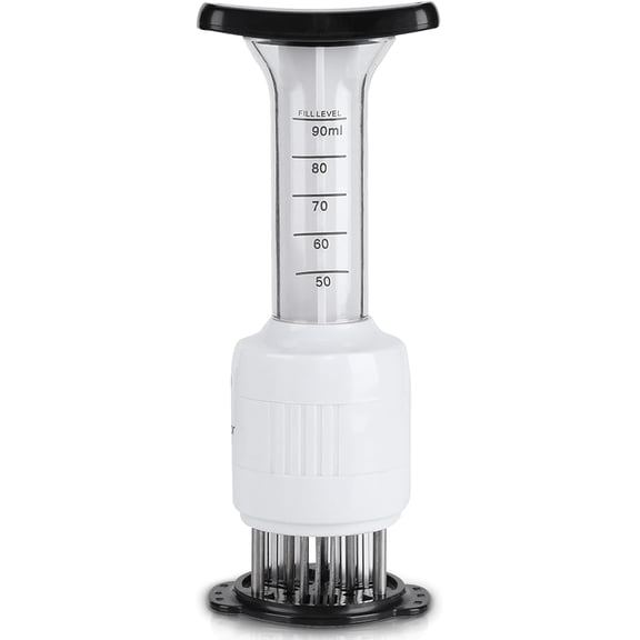 Stainless steel Marinade Meat Injector, Marinade Tenderizer Injector Needle Flavor Syringe Cooking Meat Poultry Turkey Chicken BBQ