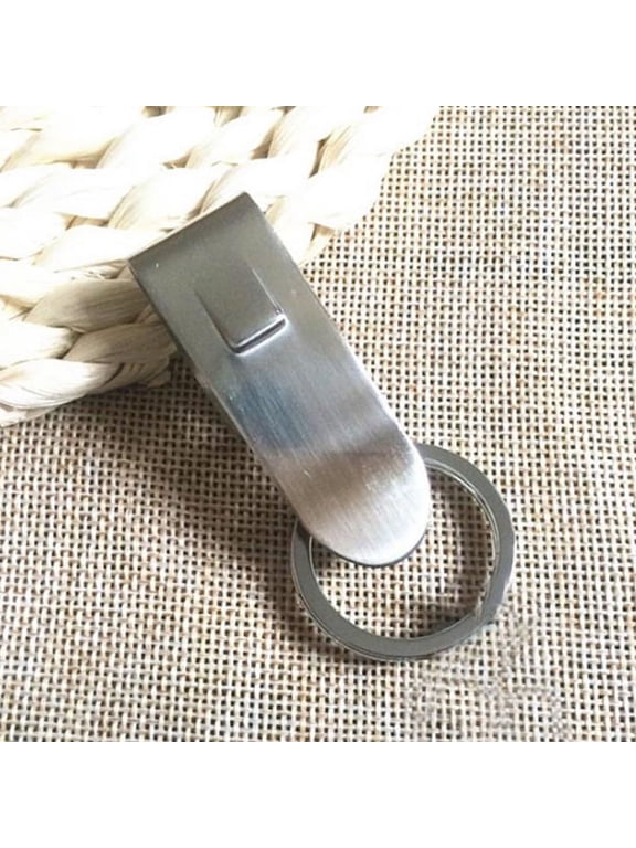 Stainless steel Quick Release Keychain Belt Clip Key Ring Holder