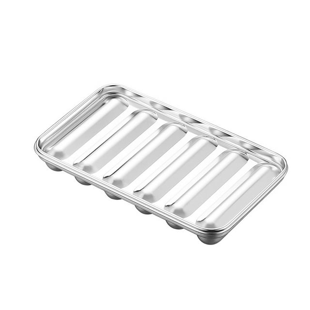 Stainless steel Sausage Mold 6 Cavity for Homemade Hot Dogs DIY Hot Dog