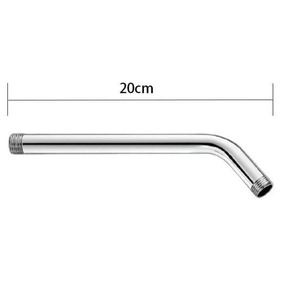 Stainless steel Shower Head Extension Straight Angled Extra Hose Pipe Shower