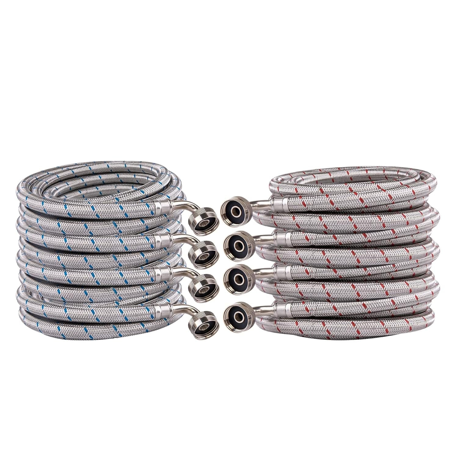 Stainless Steel Washing Machine Connector 8 Feet Elbow, Washing