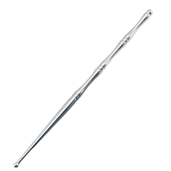Stainless steel acupuncture massage pen double-ended reflexology tool manual meridian stick for muscle tension plastic-free material