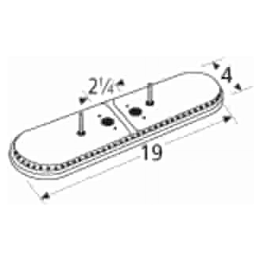 Stainless steel burner head for Arkla, Charmglow, Grill Master, Sunbeam
