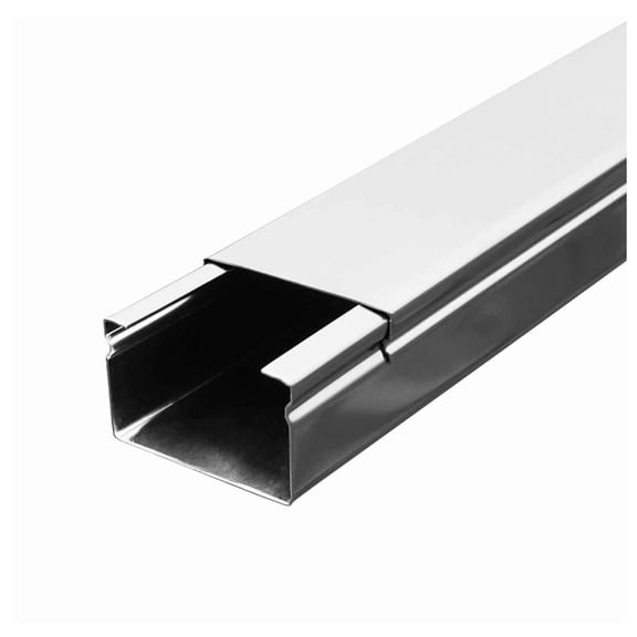 Stainless steel cable duct, cable covers, metal cable ducts, Square cable duct, cable ducts for wall and floor mounting, waterproof and rust-proof,