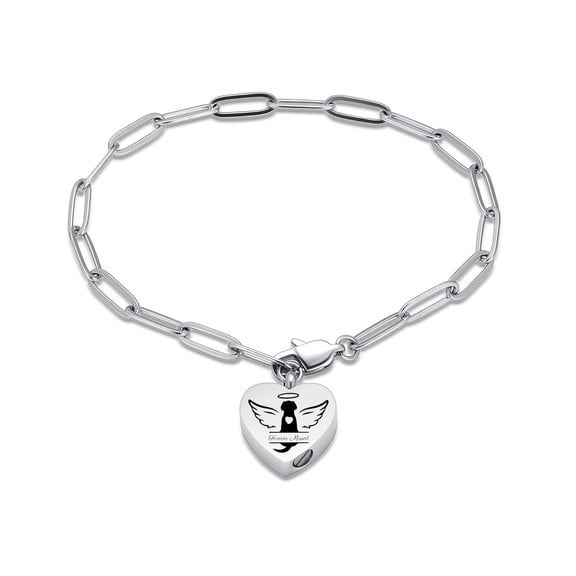 Stainless steel chain bracelet Cremation Jewelry for Ashes Funeral Urns bracelets for Cremation Ashes