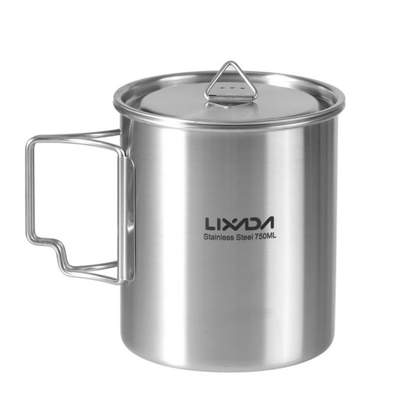 Stainless steel cup,With Handles And Handles And Lid Cup With Handles 750ml Cup Water Cup With Steel Water Cup Stainless Steel Qahm Rookin Siuke