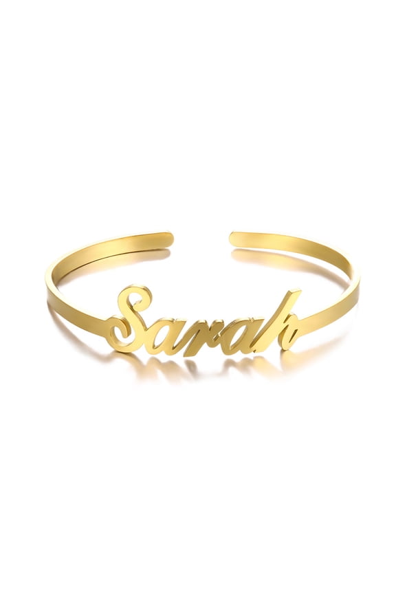 Stainless steel custom name bracelet Bracelet Personalized Name bracelet 18K gold plated name bracelet custom jewelry gift