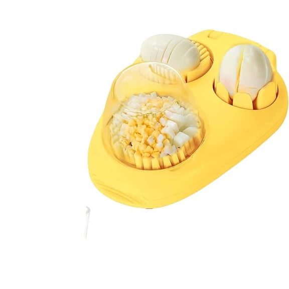 Stainless steel egg slicer,boiled egg slicer,3 egg cutting modes,fancy egg slicer,suitable for fruits and vegetables,easy to clean.